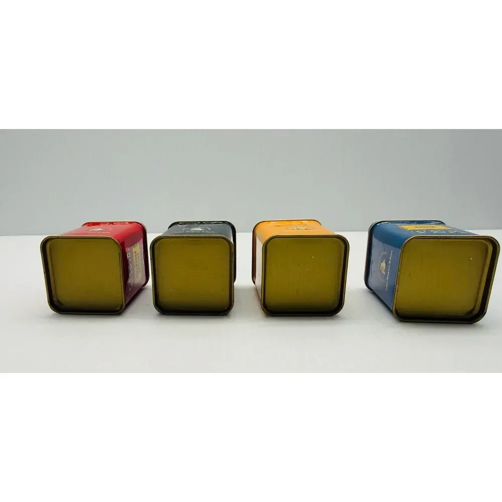 Vintage John Wagner Tea Tins | Retro Kitchen Decor, European Tea Shop Styling